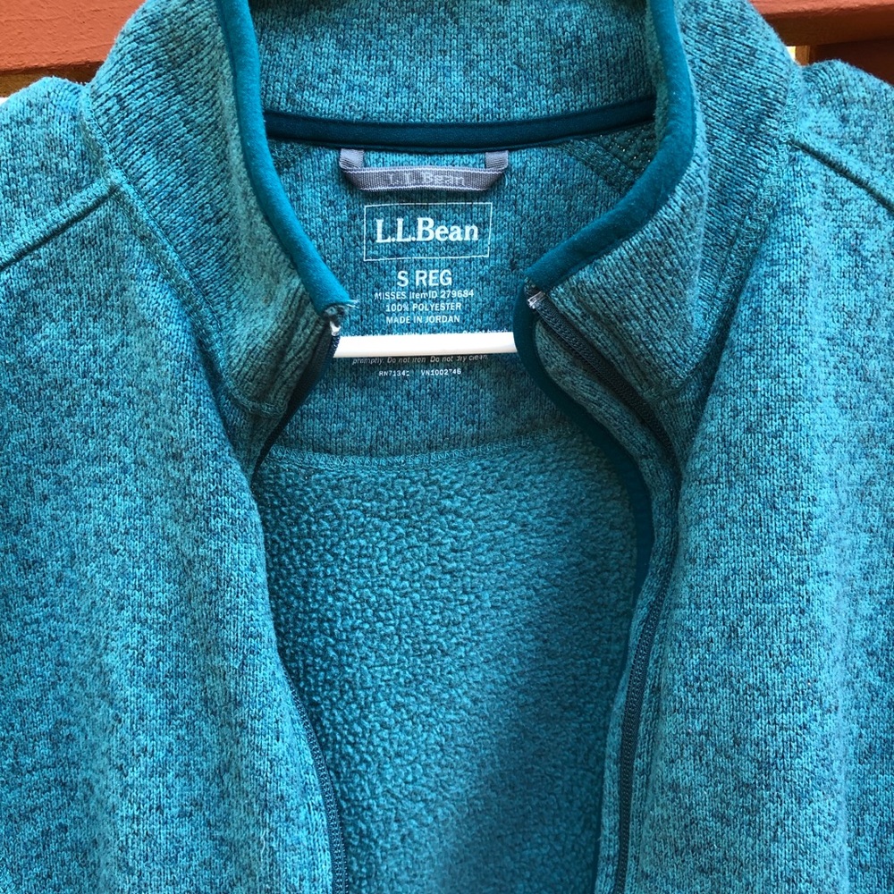 L.L. Bean Evening Blue Fleece Zip Up